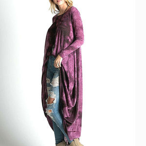 BoHo TiE DyE Hi-Low SLouCH MaXi TuNiC Casual Comfy